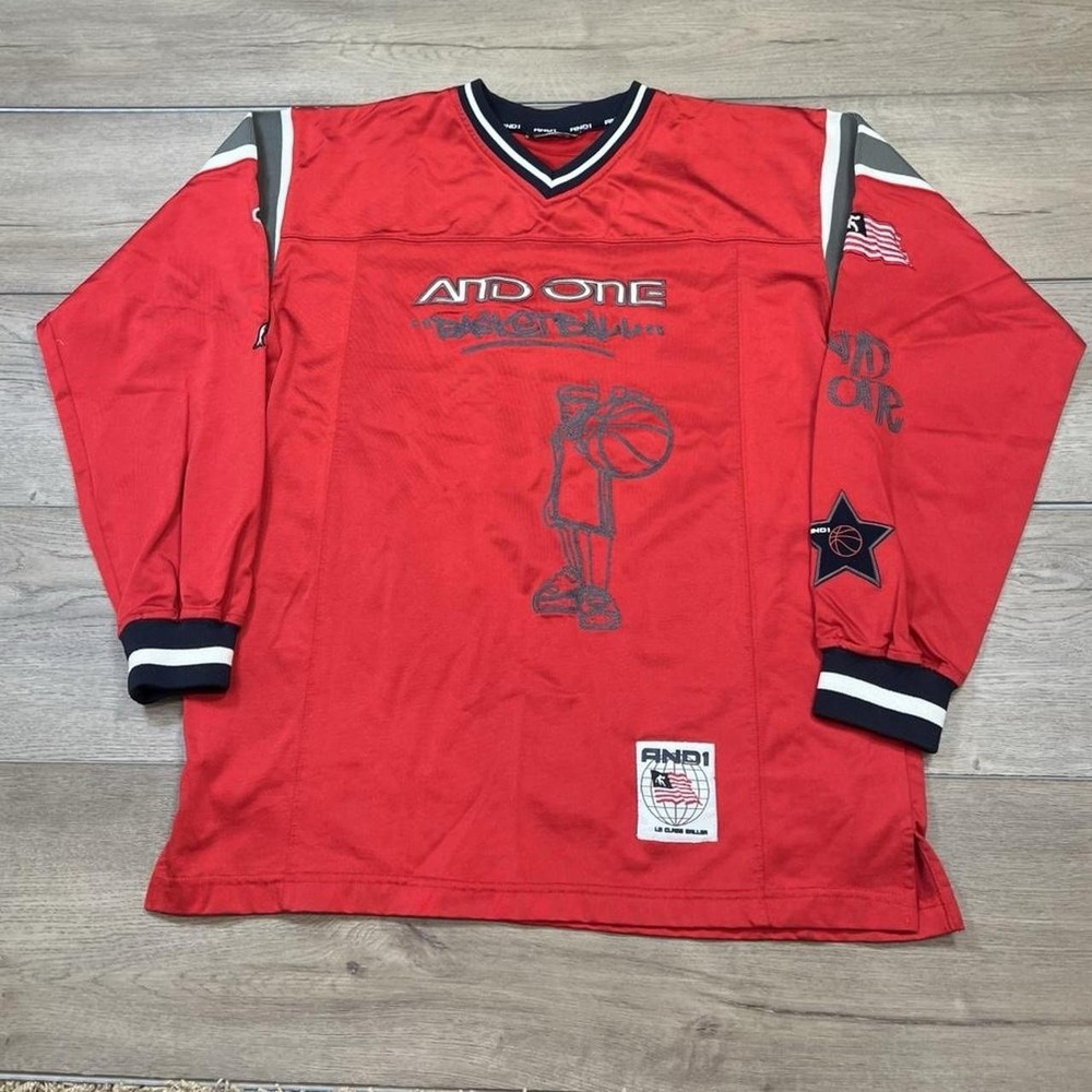 Vintage And1 Basketball Rare Hockey Jersey